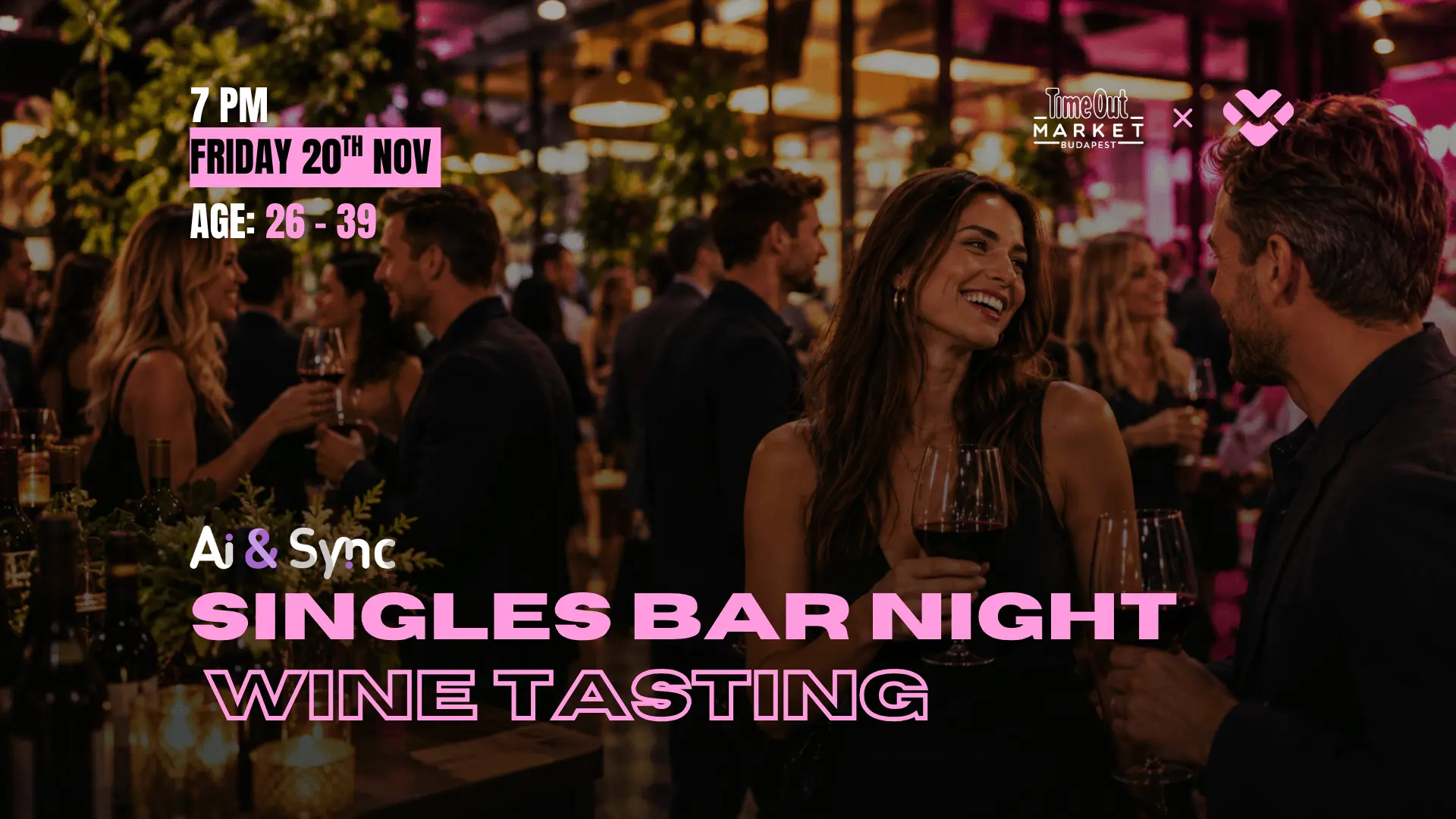 AI & Sync: Singles Bar Night (2 wine included)